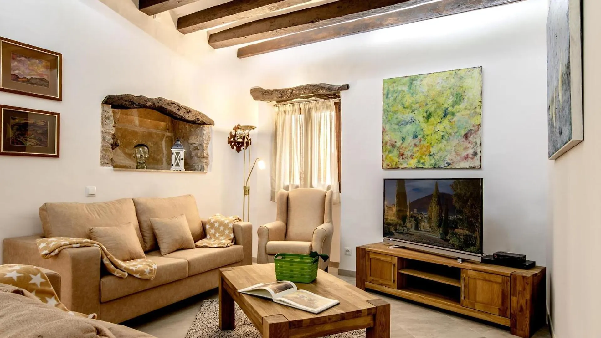 Historic Pollensa Townhouse Casa Roca Horta 4 Bedrooms Sun Terrace Town Mountain Views 0*, Pollença İspanya